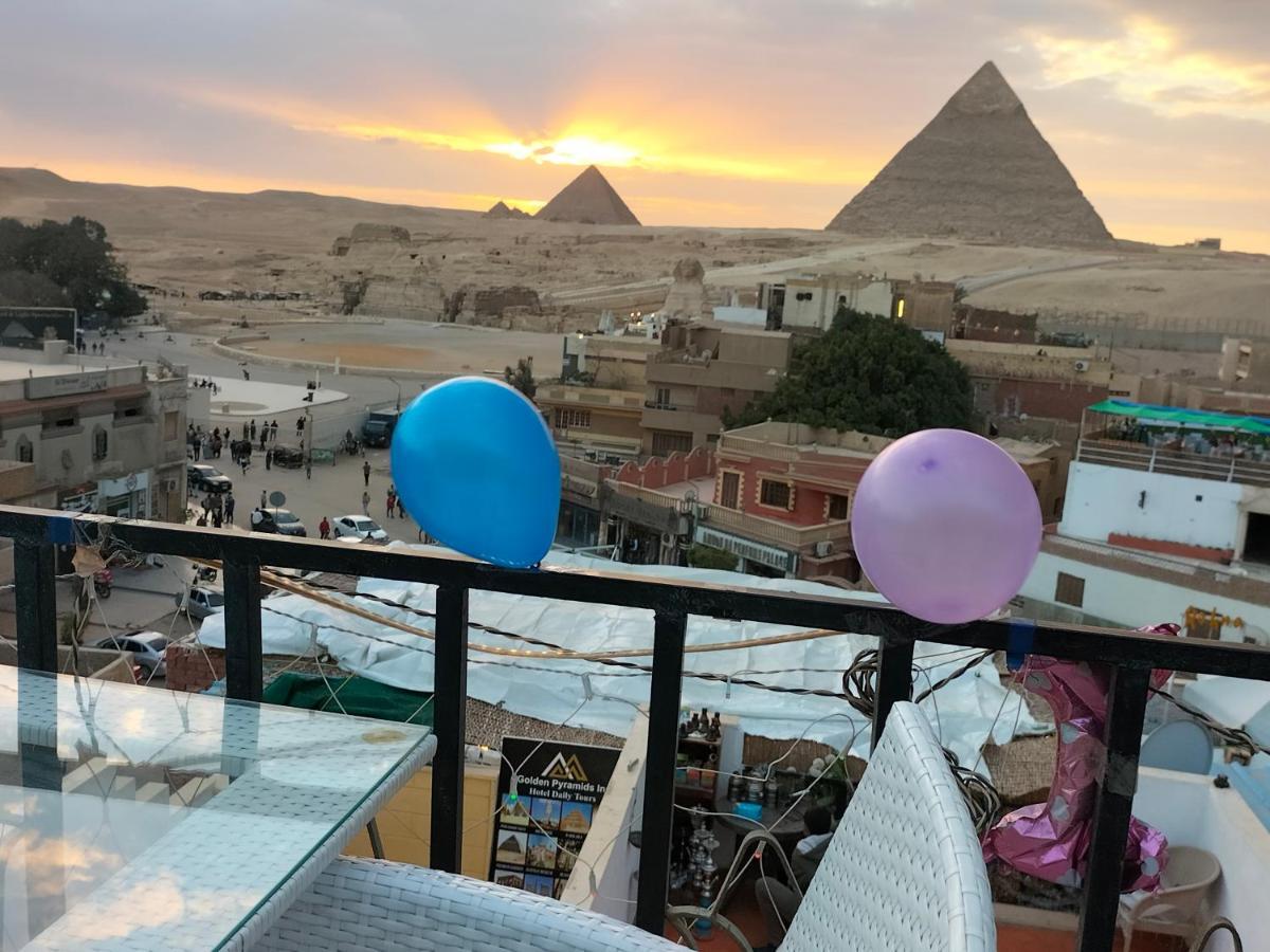 Golden Pyramids View Guest House Kafret el-Gabal Eksteriør bilde
