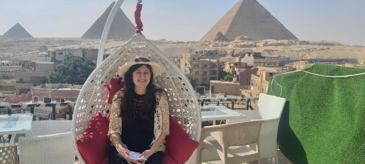 Golden Pyramids View Guest House Kafret el-Gabal Eksteriør bilde